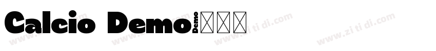 Calcio Demo字体转换